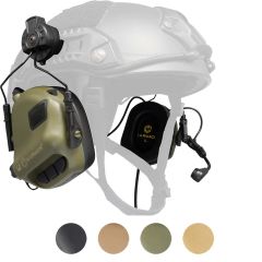 EARMOR - Tactical Headset M32H with Helmet Adapter-Earmor M32H General
