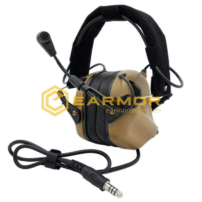 Earmor™ M32 COYOTE Shooting Headset Tactical Hearing Protection