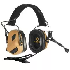EARMOR M32 PLUS Military Tactical Hearing Protection with Communication Coyote